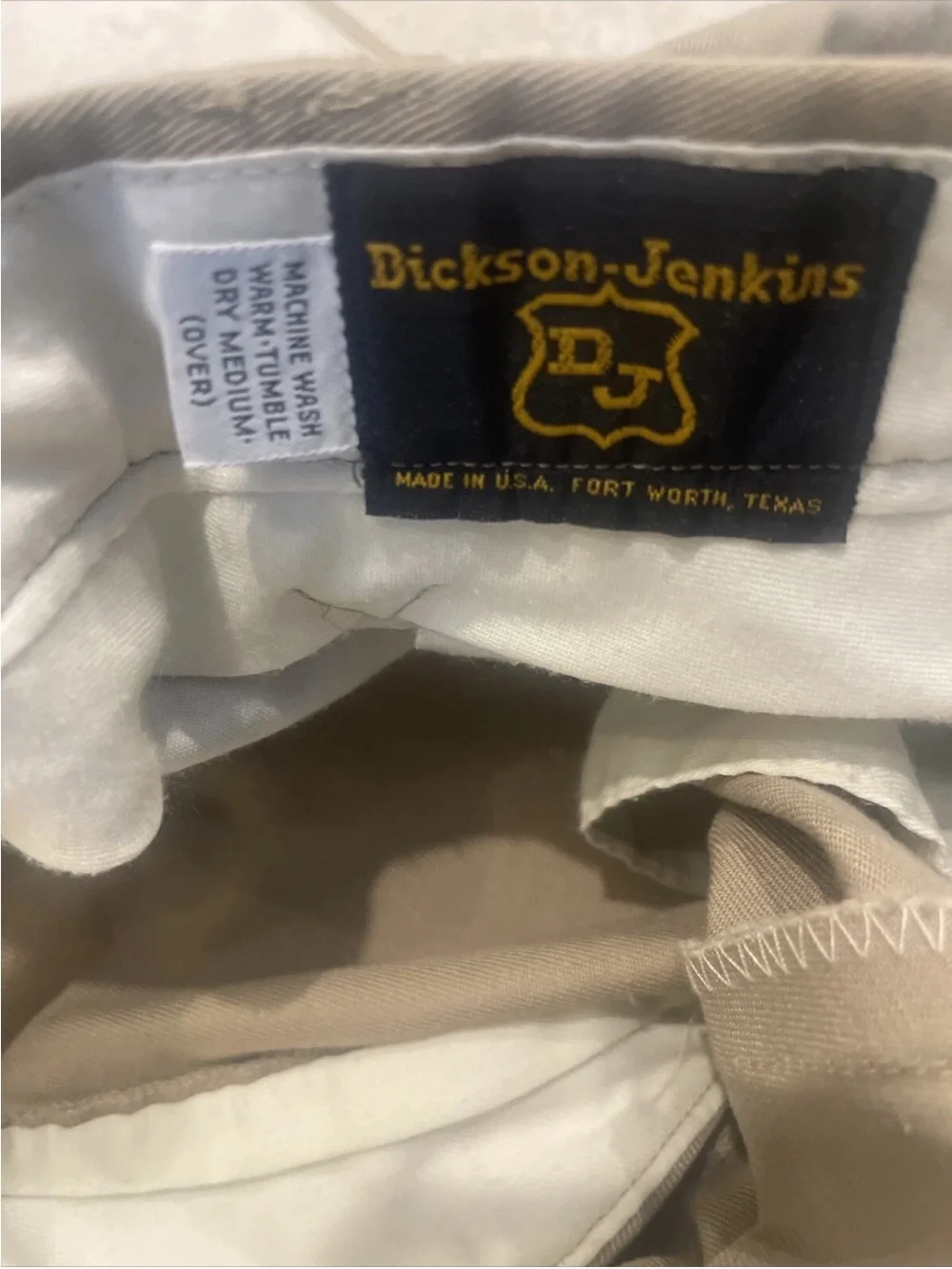 Dickson Jenkins has dirt